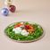 Mozzarella di Bufala Campana with Marinated Italian Tomatoes in Basil Pesto Dressing and Wild Rocket