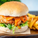 Korean fried chicken burger