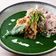Spinach curry and Chicken