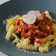 Lunch set/ Fusilli with Salsiccia and Vegetable  Tomato sauce