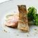 Lunch Course/【Low-temperature cooking of domestic Salmon with Sour Cream Sauce Asparagus Purée】