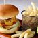 Lunch set/ Cheese Teriyaki Beef Hamburger