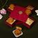 Golden Peony Traditional Baked Treasures [Less Sugar] 金牡丹精选四喜月饼 [4-Pieces]