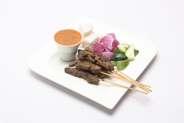 Beef Satay (Half-Dozen) (Nut)