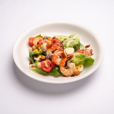 Caesar Salad With Prawns (Pork)