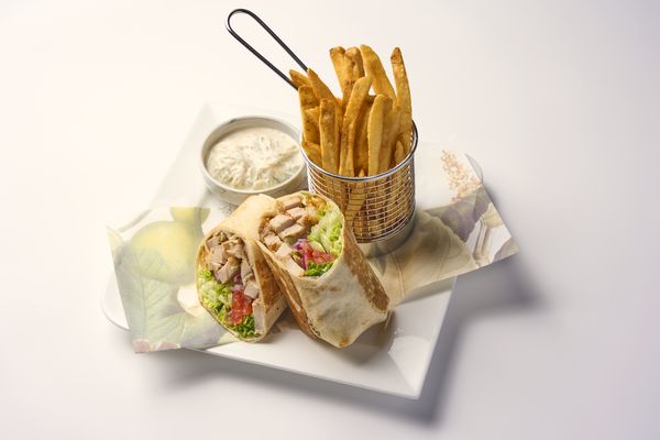 Shawarma Chicken Tortilla Wrap