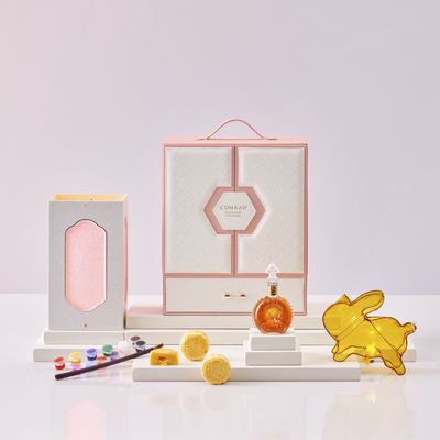 Luxury Louis XIII Edition - Premium Custard Golden Lava Mooncake (8-Piece)