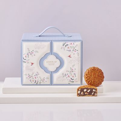 Pu Er Lotus Paste with Melon Seeds (4-Piece)