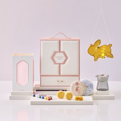 Luxury Tea Edition - Premium Custard Golden Lava Mooncake (8-Piece)