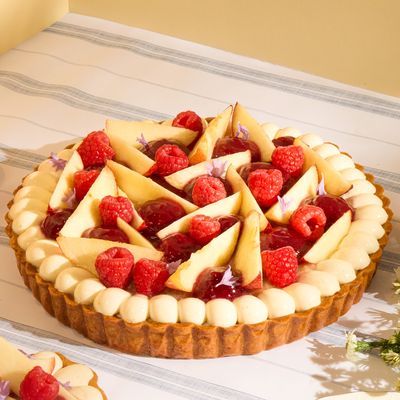 Peach & Raspberry Tartlet Whole