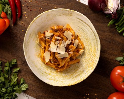 Penne Pasta, Beef Ragu