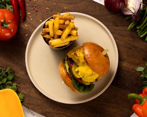 Tyburn Spiced Cauliflower Burger (Vegetarian)