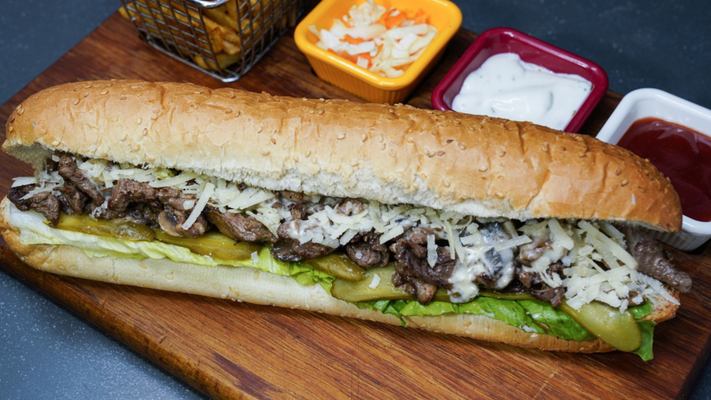 Beef Stroganoff Sandwich