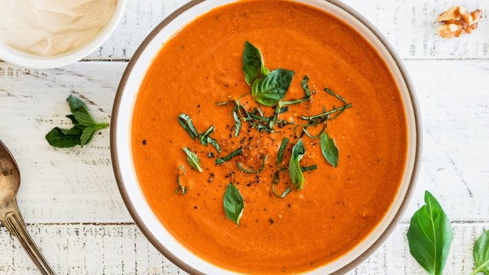 Roasted Tomato Cream Soup