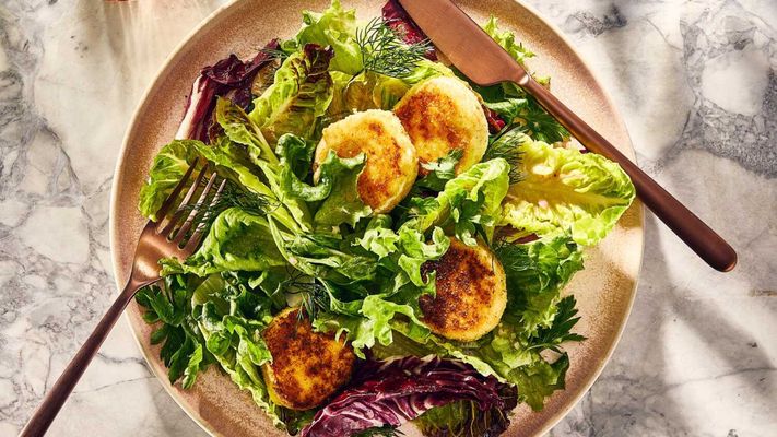Baked Goat Cheese Salad