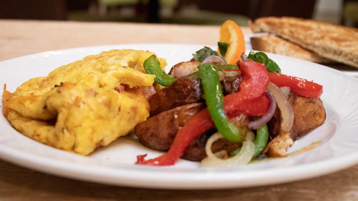Ham & Cheddar Omelet