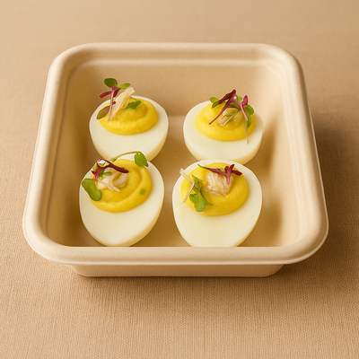 Crab Deviled Eggs