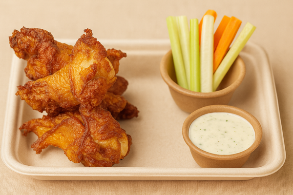 Fried Chicken Wings, 6 Each