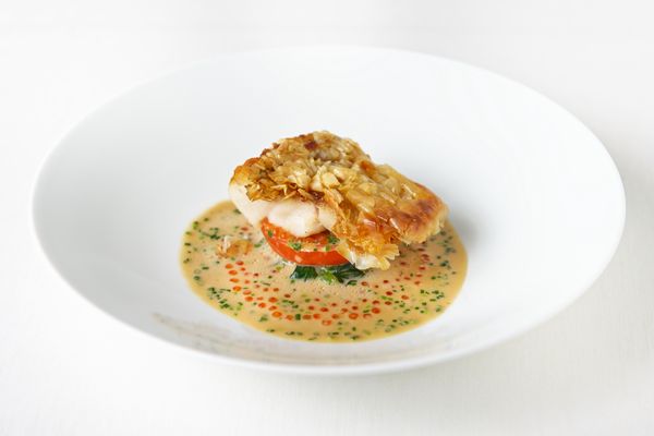 Grilled Amadai Fish with Scales