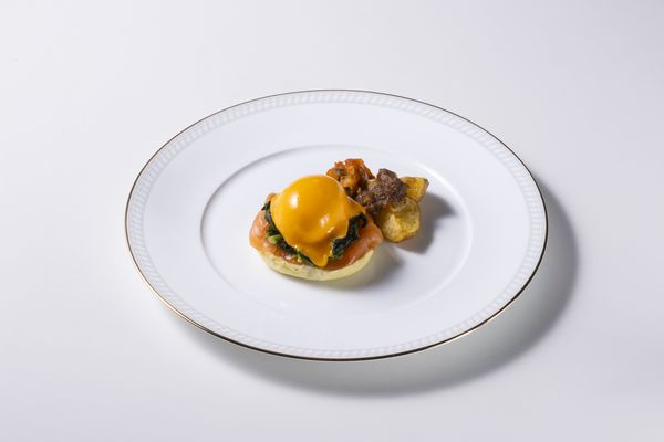 Eggs Benedict with Salmon