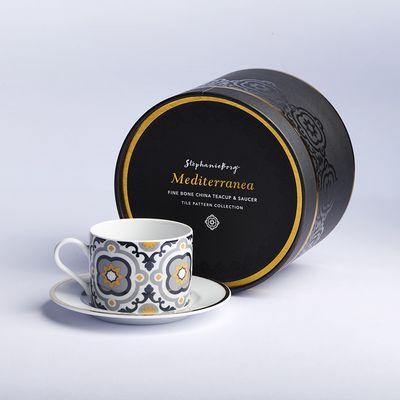 Mediterranea Ancestry Collection Lukrezja Teacup & Saucer