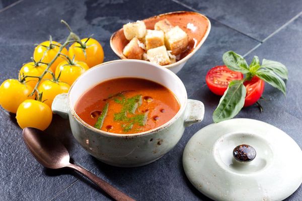 Roasted Ripe Tomato Soup