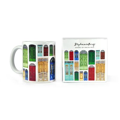 Doors Of Malta Mug