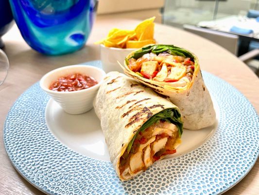 Spiced Chicken Wheat Wrap