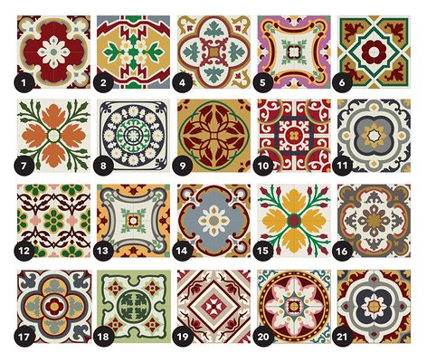Mediterranea Ceramic Tile Coasters