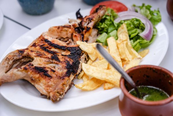 Grilled Organic Chicken Breast with Mediterranean Herbs