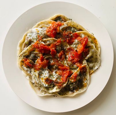 Fresh Pasta Tortelloni with spinach and ricotta