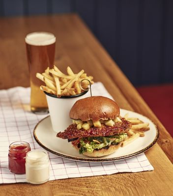 Korean Chicken Burger
