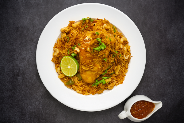 Traditional Saudi Kabsa Chicken