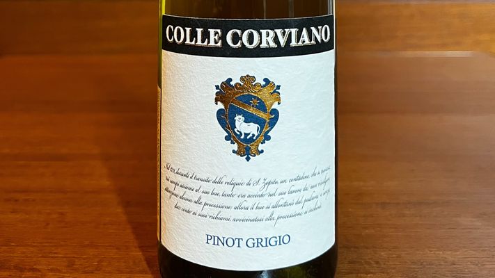 Colle Corviano Pinot Grigio, Italy  Bottle