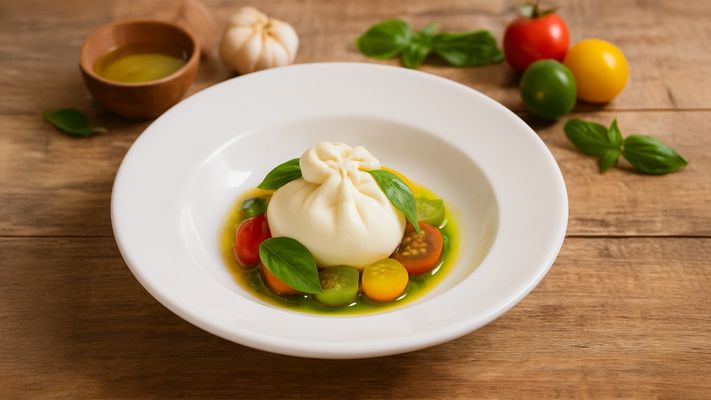 Burrata Salad Ⓥ  สลัดชีสบูราต้า