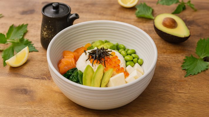 Poke Bowl ข้าวหน้าแซลมอนสด