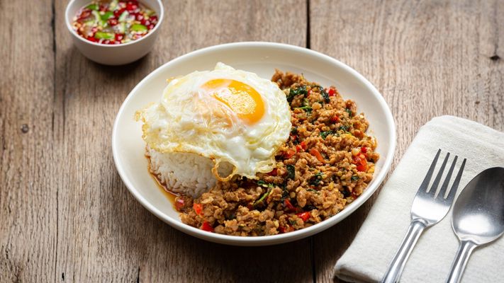 Stir Fried Wagyu With Thai Basil