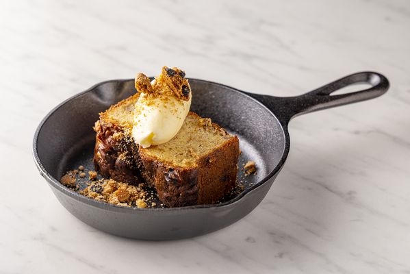 Banana Bread With Doubletree By Hilton Cookie Vanilla Ice Cream