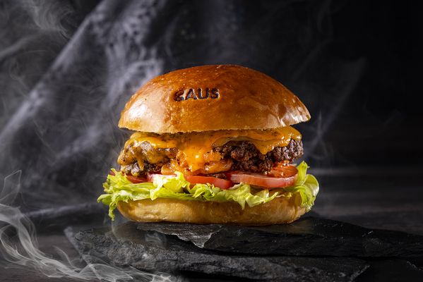 Saus Double Smash Cheeseburger
