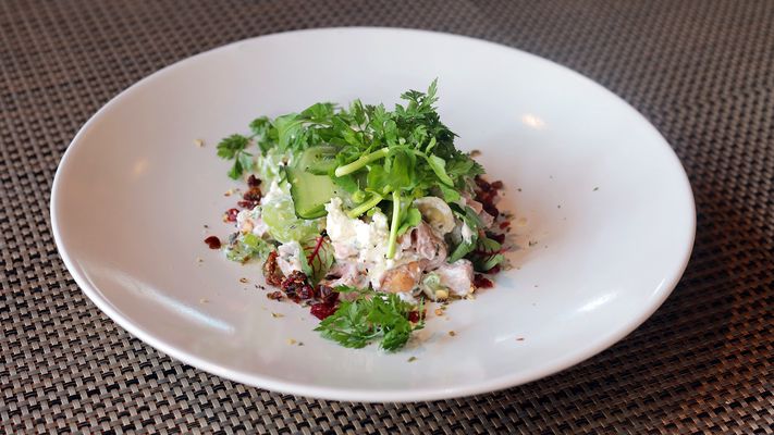 Smoked Chicken & Feta Salad