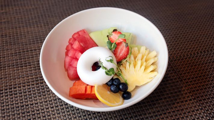 Frozen Coconut Yougurt And Fruit
