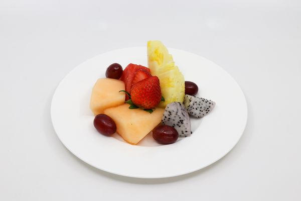 Sliced Seasonal Fresh Fruits Of The Day