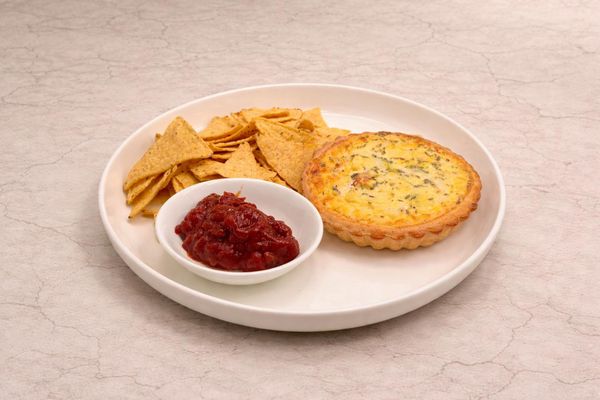 Leek and Feta Quiche
