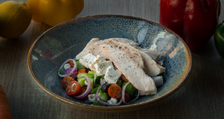 Greek Salad With Chicken