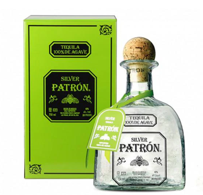 Patron Silver Tequila Bottle