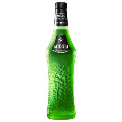 Melon Liqueur Bottle