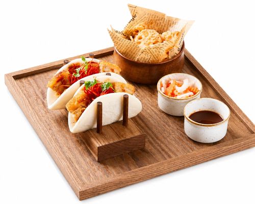 Crispy Pork Belly Bao (G, S, Se, Su)