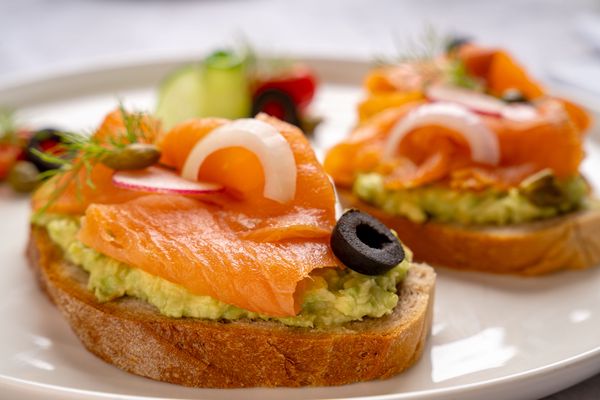 Bruschetta Smoked Salmon