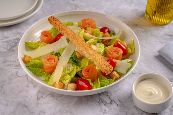 Salmon Caesar Salad
