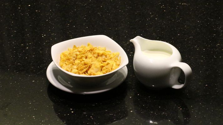 Choice Of Cereals With Milk Or Yoghurt